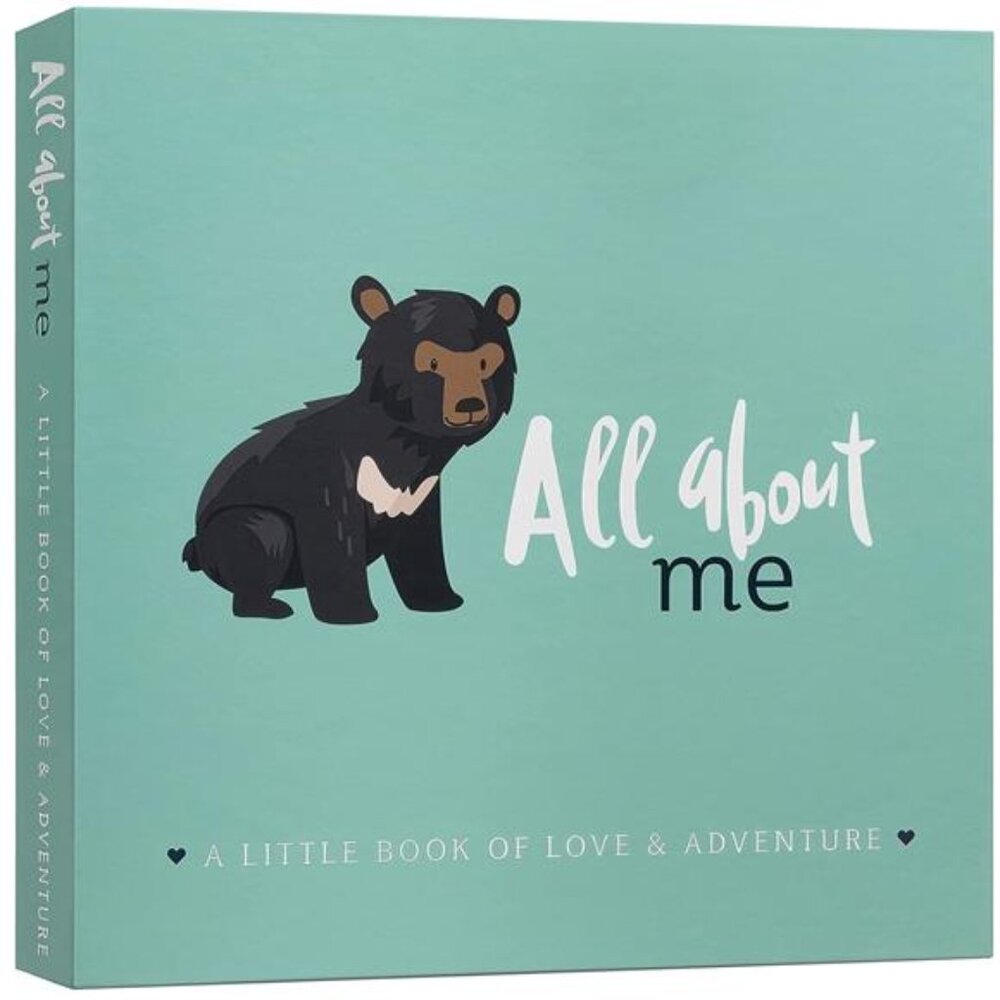 Baby Memory Book - Milestone Keepsake Baby Photo Album - First 5 Years Scrapbook